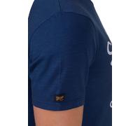 T-shirt Superdry Copper Label Script à manches courtes bleu. - S