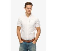 Superdry Men's Short Sleeve Oxford Shirt Optique Small Male