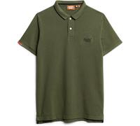 Superdry Men's Short-Sleeve Polo Shirt Kaki de l'armée Petit Male