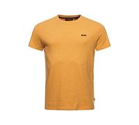 Superdry Studios VL Micro EMB Tee T-Shirt, Ochre Marl, S Homme