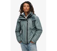 Superdry Men's Windcheater Long Sleeve Rain Anorak Bleu Orageux Moyen Male