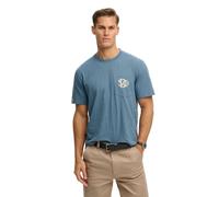 Superdry Merchant Graphic Pocket Short Sleeve T-shirt Bleu L Homme