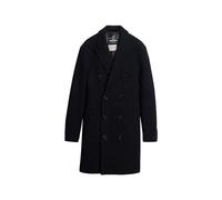 Superdry Manteau Merchant Town Coat A6 Wool Bleu marine M Homme