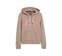 Superdry Metallic VL Graphic Hoodie W2012091A Deep Beige Taille 8, Beige Profond, 36