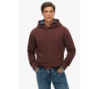 Superdry - Micro Logo Hood - Sweatshirt à capuche homme Deep Mahogany Brown - XXL