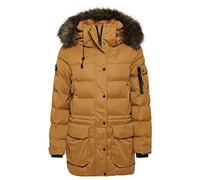 Superdry Microfibre Expedition Parka Veste, Sable, XS Femme