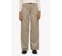 Superdry - Mid Rise Baggy Chino - Pantalon femme Cobblestone Grey - UK 12