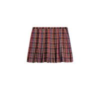 Superdry Mid Rise Check Mini Skirt W7210332A Rouge Bleu Jaune Check Taille 10, Rouge/Bleu/Jaune (Red Blue Yellow Check), 38