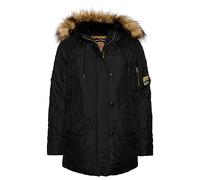 Superdry Military Parka Noir S Femme