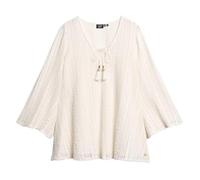 Superdry Ibiza Lace Short Dress Blanc S Femme