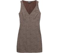 Superdry Mini robe imprimée pour femme avec décolleté en cœur, Roses des prairies, blanc cassé, 38