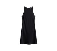 Superdry Mini Robe Satin Racer, Noir, 42 Femme