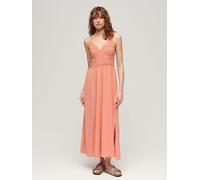 Superdry Natural Jersey Lace Maxi Dress Natural EU 44 (UK 16)