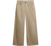 Superdry Natural Mid Rise Baggy Chinos