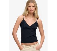 Superdry Navy Blue Athletic Essentials Trim V-Neck Vest Top