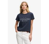 Superdry Navy Blue Luxe Casual Classic T-Shirt