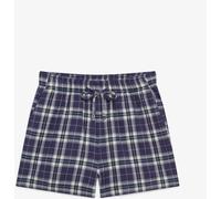 Superdry Navy Check Cotton Elastic Shorts Navy Check 16
