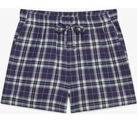 Superdry Navy Check Cotton Elastic Shorts Navy Check EU 40 (UK 12)