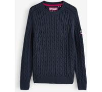 Superdry Navy Slouchy Cable Knit Jumper