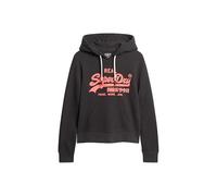 Superdry Neon VL Graphic Hoodie W2012092A Bison Black Taille 10, Noir (Bison Black), 38