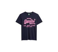 Superdry Neon VL T Shirt M1011922A French Navy Taille M, Homme - Tricot et Sweatshirts, M