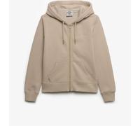 Superdry Nude Essential Logo Zip Half Brushed Hoodie