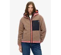 Superdry Nude Vintage Hooded Sherpa Jacket