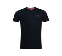 Superdry ORANGE Label Vintage EMB Tee T-Shirt pour Homme, Noir (Black 02A), X-Small