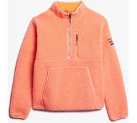 Superdry Orange Outdoor Half Zip Fleece