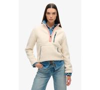 Polaire Superdry Outdoor Half Zip blanc crème femme - XL