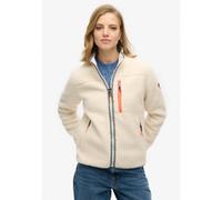 Polaire Superdry Outdoor Full Zip blanc crème femme - XS