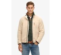 Superdry Veste en polaire beige / noir, Taille S