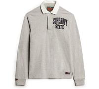 Superdry Oversized Athletic Rugby Top Gris EU 34-36 (UK 6-8)