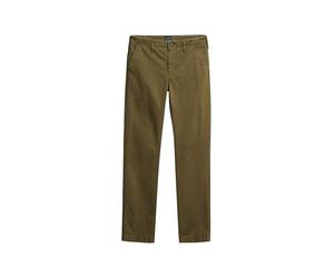SUPERDRY, Pant Mid Rise Chino, W7011069A, Dark Olive, 28, Woman, Adulto