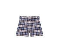 Superdry Check Elastic Shorts Bleu S Femme