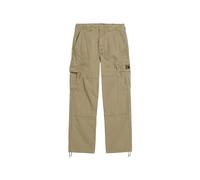 Superdry Pantalon cargo baggy pour homme, Robe beige, 32W / 32L
