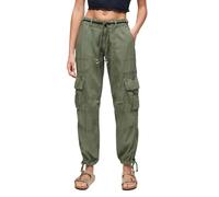 Superdry Pantalon cargo femme léger de plage Vert 26