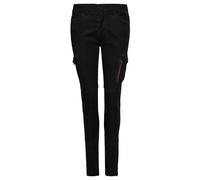 Superdry Pantalon Cargo Skinny fit, Noir délavé, 30W x 28L Femme
