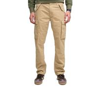 Superdry & Co Slim Taper Pantalon cargo, beige, Taille 33/32