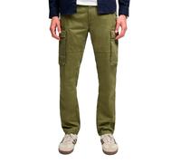 Superdry & Co Slim Taper Pantalon cargo, Vert, Taille 38/32