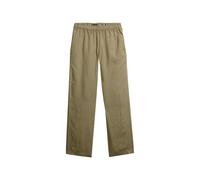 Superdry Linen Drawstring Pants Vert M Femme