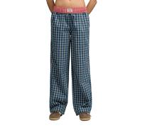 Superdry Pantalon femme Mini Check Bleu XS