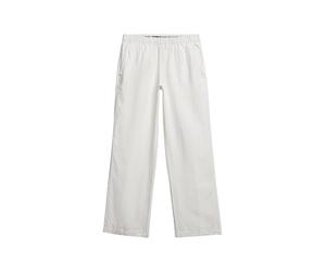 Superdry Pantalons Linen Drawstring 04c White