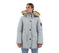 Parka Ã capuche avec fourrure synthÃ©tique femme Superdry Everest Gris 2XS
