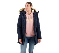 Superdry Parka Everest à capuche fourrure synthétique Bleu Taille S Femme