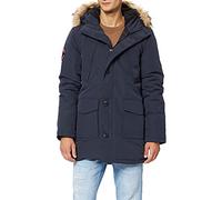 Superdry Parka Everest pour Homme, Bleu, S