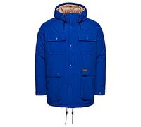 Superdry Parka matelassée Mountain, Bleu Mazarine, M Homme