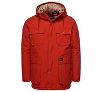 Superdry Parka matelassée Mountain, Orange Profond, L Homme