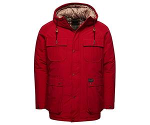 Superdry Parka rembourrée pour Homme, Hike Red, XL