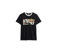 Superdry Photographic Logo Short Sleeve T-shirt Noir M Homme